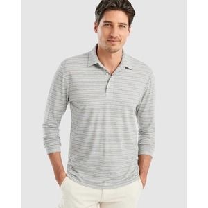 johnnie-O Brannen Striped Long Sleeve Polo Size‎ XL